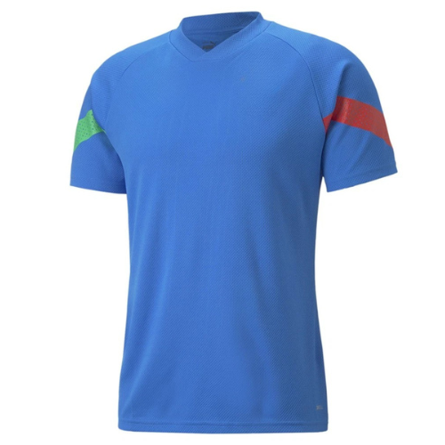 Minimalist Blue soccer jersey with clean design Classic
