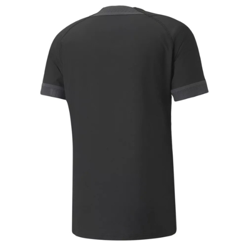 Minimalist Black soccer jersey with clean design