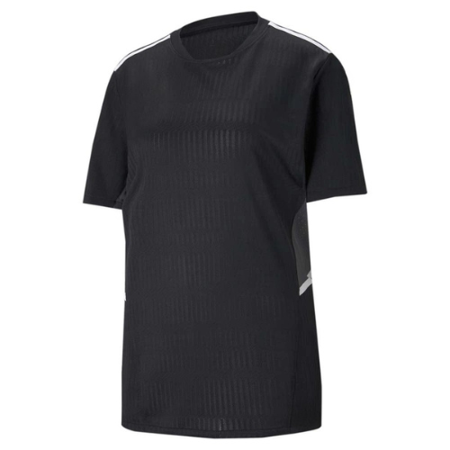 Minimalist Black soccer jersey with clean design Classic